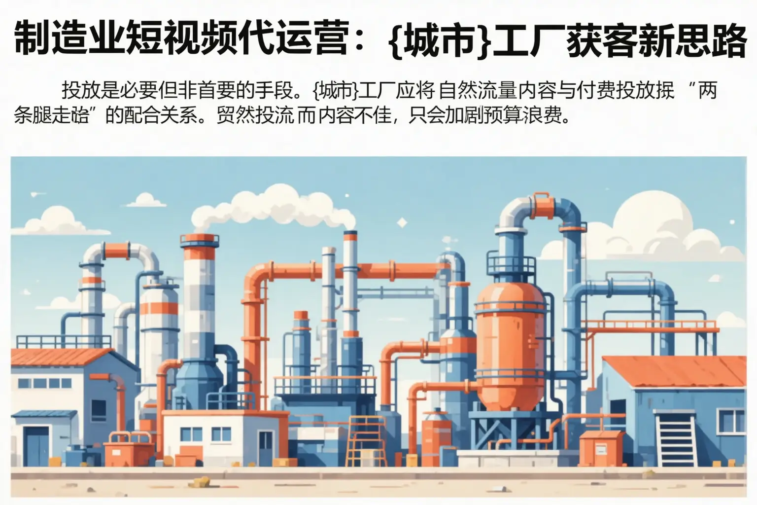 制造业短视频代运营：泸西工厂获客新思路